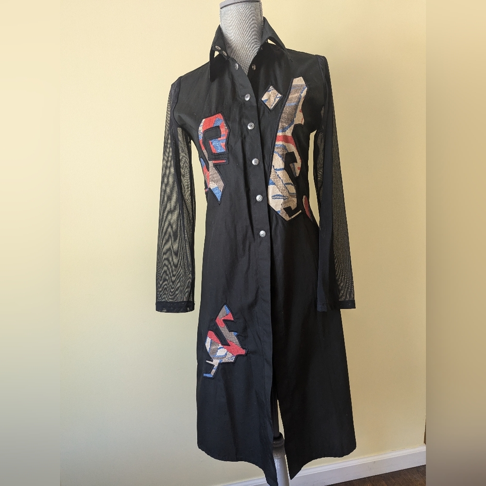 Legatte cotton patch work coat/blazer